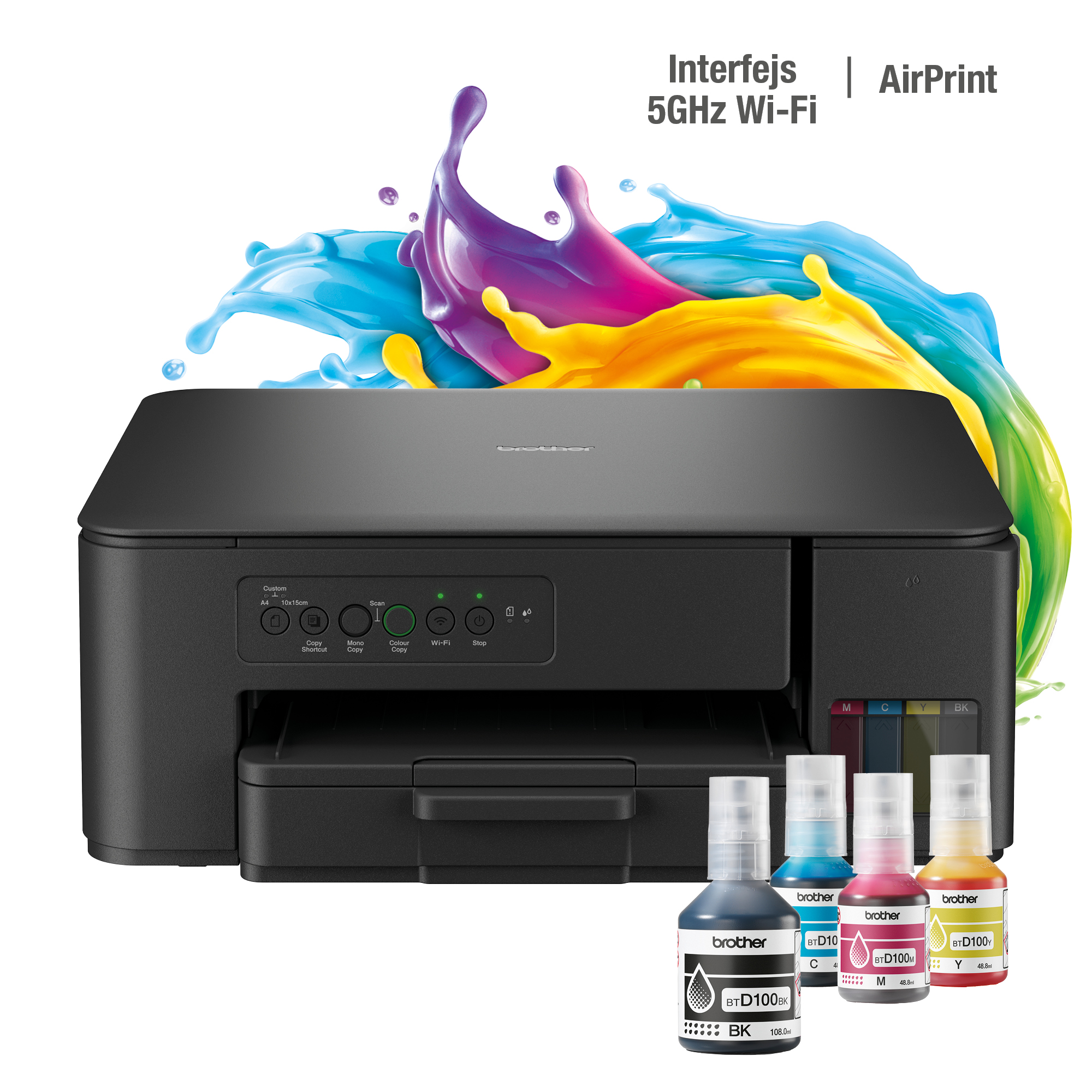 Urządzenie wielofunkcyjne Brother DCPT430W A4 ink WiFi