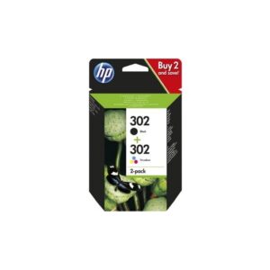 Zestaw tuszów HP 302 Czarny + kolorowy X4D37AE