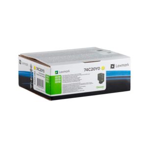 Toner Lexmark 74C20Y0 Yellow zwrotny