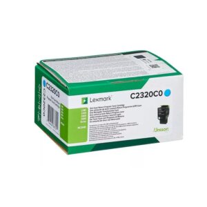Toner Lexmark C2320C0 Cyan zwrotny