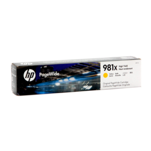 Tusz HP 981XL do PageWide Color 556dn | 10 000 str. | yellow - obrazek 1