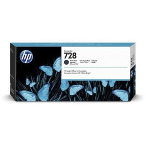 Tusz HP 728 Matte black 3WX25A 130 ml - obrazek 1