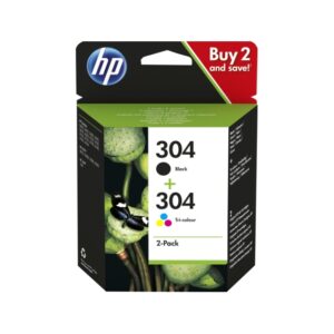 Zestaw tuszów HP 304 3JB05AE