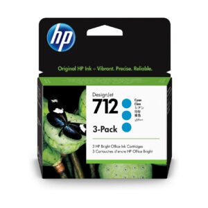 Tusz HP 712 Cyan 3ED77A 29 ml 3pak