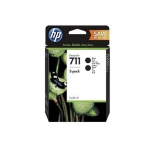 Tusz HP 711 Czarny P2V31A 2pack - obrazek 1