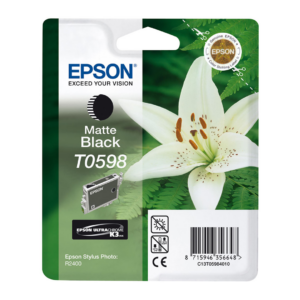 Tusz Epson T0598 do Stylus Photo R2400 | 13ml | matte black - obrazek 1