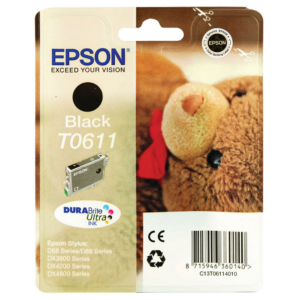 Tusz Epson T0611 do DX-3800/3850/4200/4800 , D-68/88 | 8ml | black