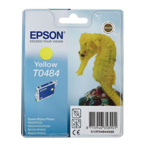 Tusz Epson T0484 do R-200/220/300/340, RX-500/600/640 | 13ml | yellow