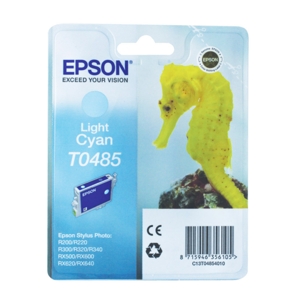 Tusz Epson T0485 do R-200/220/300/340, RX-500/600/640 | 13ml | light cyan