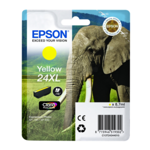 Tusz Epson T2434 XL do XP-750/850 | 8,7ml | yellow - obrazek 1