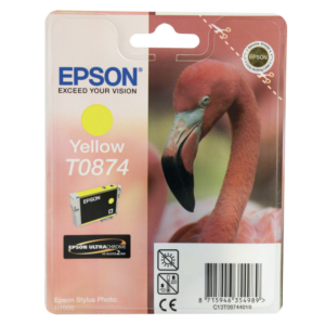 Tusz Epson T0874 do Stylus Photo R1900 | 11,4ml | yellow