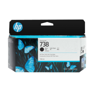Tusz HP 738 | 130 ml | Black - obrazek 1