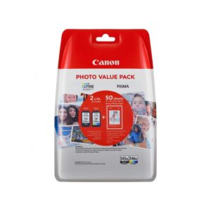 Tusz Canon PG-545 XL/CL-546 XL Czarny + Color + 50 ark. papieru foto - obrazek 1