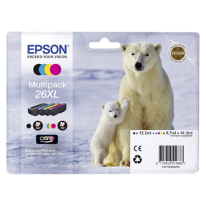 Zestaw tuszy Epson T2636 do XP-600/700/800 |41,3ml | CMYK - obrazek 1