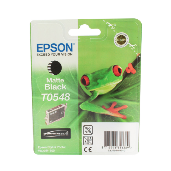 Tusz Epson T0548 do Stylus Photo R-800/1800 | 13ml | matte black