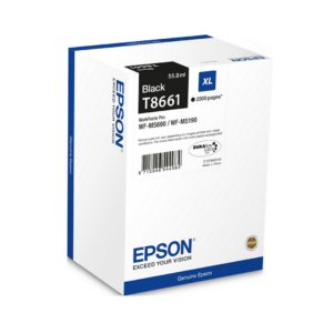 Tusz Epson T8661 XL BK do WF-M5690DWF | 55,8 ml - obrazek 1