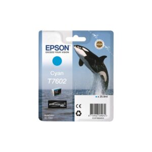 Tusz Epson T7602 Cyan C13T76024010