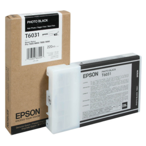Tusz Epson T6031 do Stylus Pro 7800/7880/9800/9880 | 220ml | photo black - obrazek 1