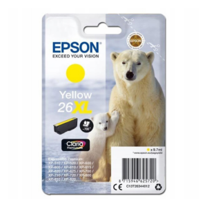 Tusz Epson T2634 do XP-600/700/800 | 9,7ml | yellow - obrazek 1