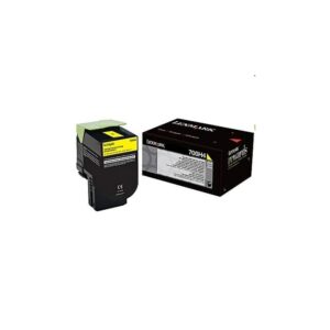 Toner Oryginalny Lexmark 702HY 70C2HY0 Żółty - obrazek 1