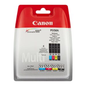 Canon tusz 6509B015/ CLI551, 4pak, CMYK
