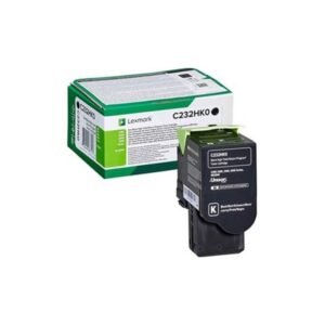 Toner Oryginalny Lexmark C232 C232HK0 Czarny - obrazek 1